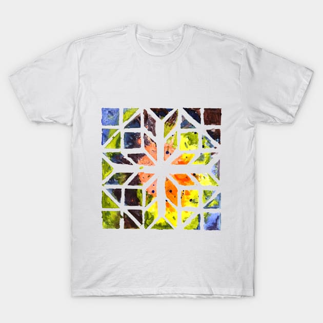 Geometric Splat T-Shirt by SiqueiroScribbl